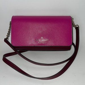 Kate Spade Cameron Street Corin Leather Crossbody Bag Pink / Burgundy